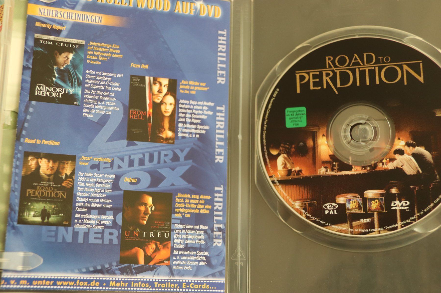 Tutti i DVDs: Road to Perdition - Regie Sam Mendes – Usato da Glattfelden venduto da Sirax 4