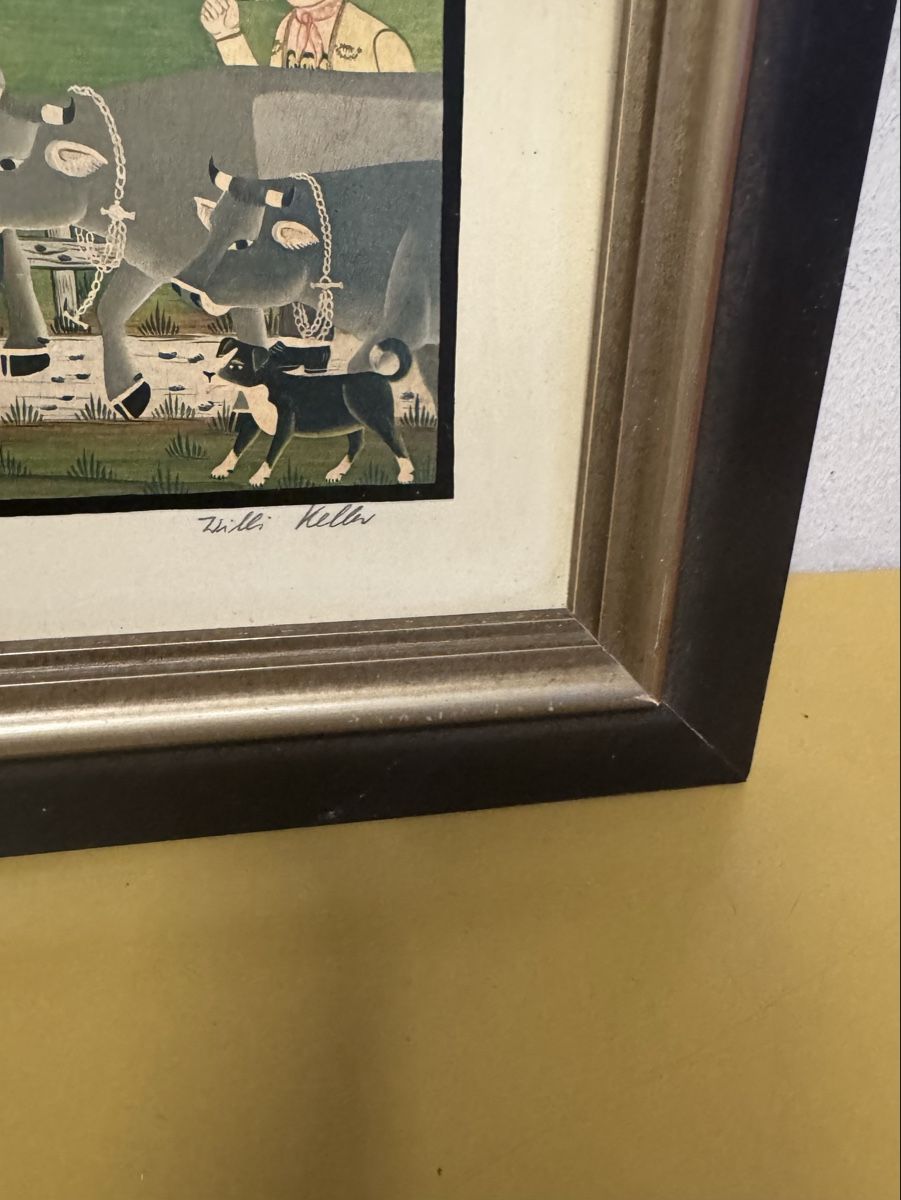 Arts picturaux & lithographies: Lithos Hand signiert Bild  – D'occasion à Schlieren par Freundlich02 6