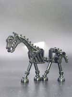Lego Castle Pferd Skeletal schwarz Figur