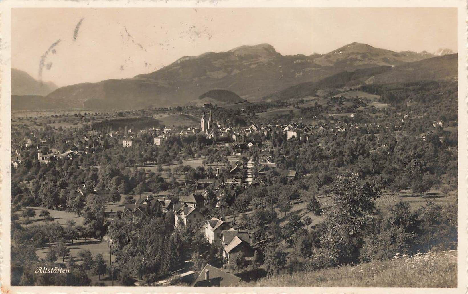 Cartoline postali: Altstätten SG – Usato da Biasca venduto da Blenio71