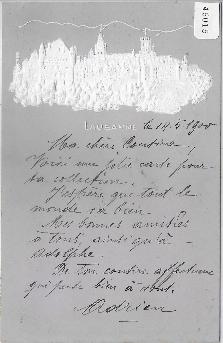Cartoline postali: Lausanne - Präge-Litho – Usato da Ettingen venduto da Kartenplanet