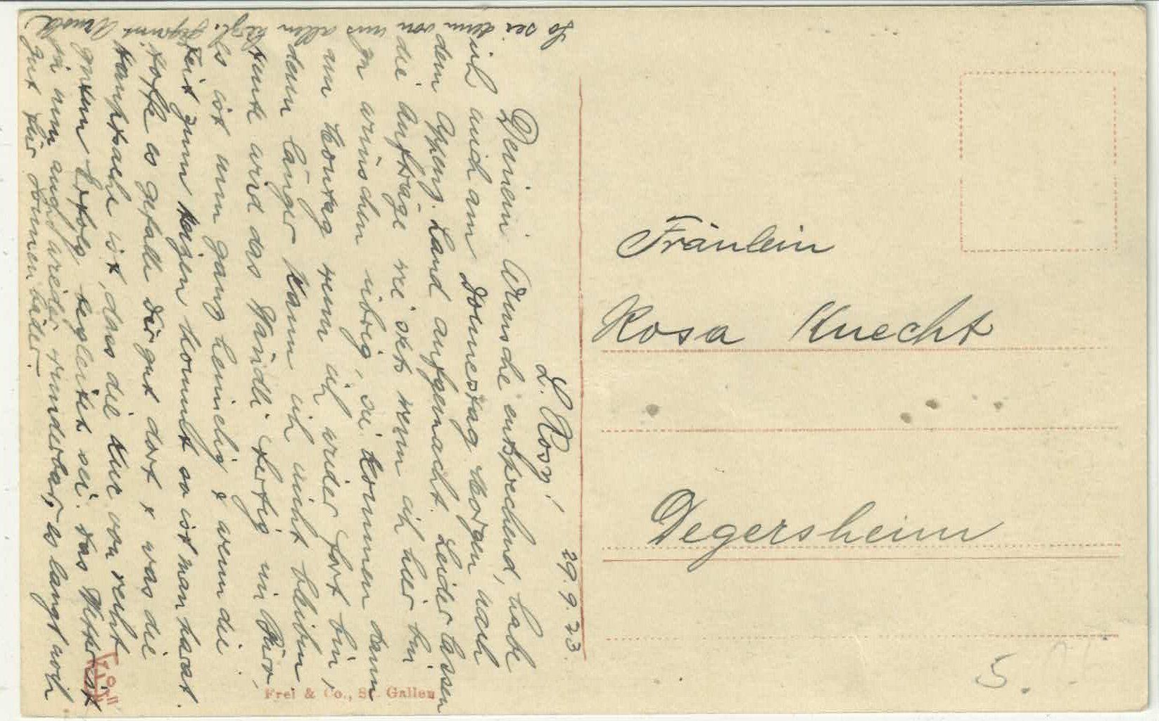 Cartoline postali: Waldstatt - Generalansicht – Usato da Ettingen venduto da Kartenplanet 1