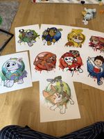 9 Stück Paw Patrol Poster