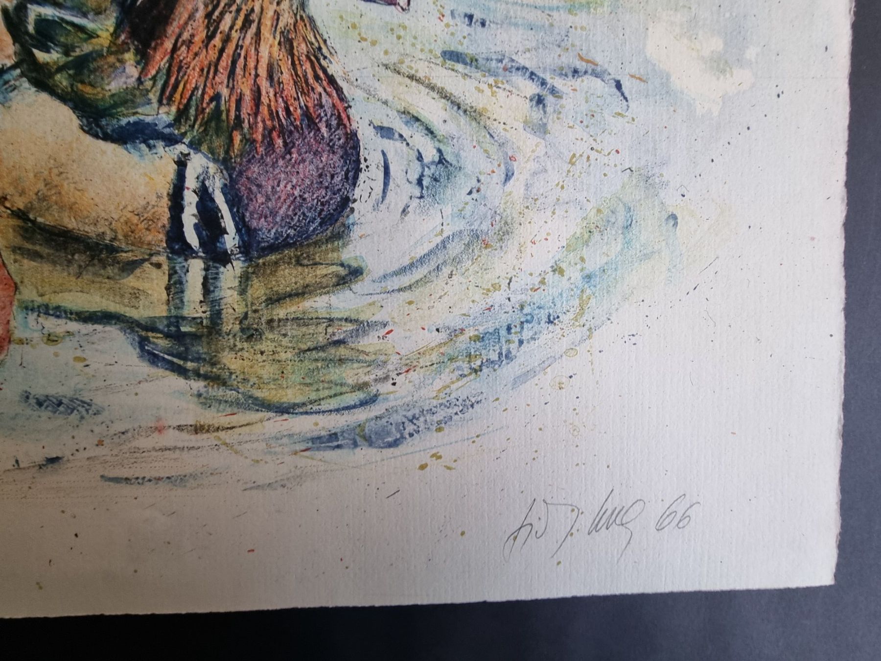 Grafica & Litografie: FRITZ HUG ORIGINAL LITHOGRAPHIE SIGNIERT NUMMERIERT – Usato da Gersau venduto da kunst-online 5