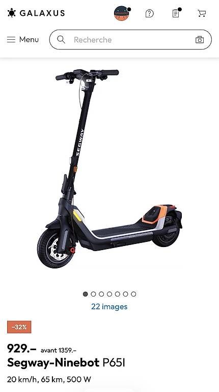Scooter: Segway P65 E – Usato da Chavannes-sur-Moudon venduto da o_k2011
