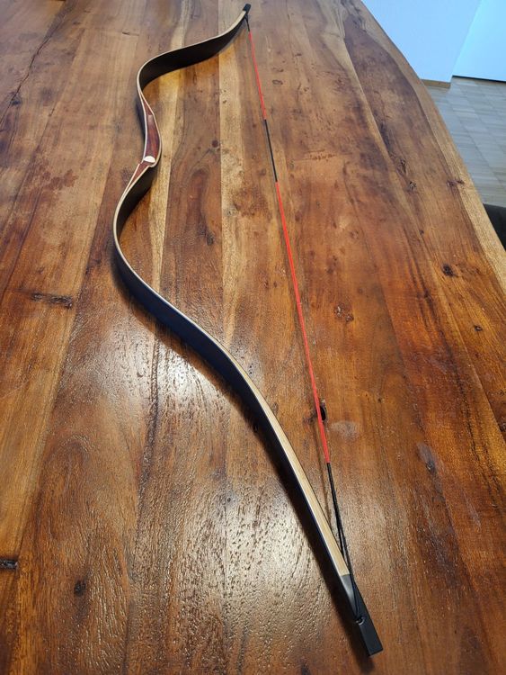 Kinderbogen Set Aus Holz - Mit 3 Pfeilen & Zielscheiben Ab 4 Jahre