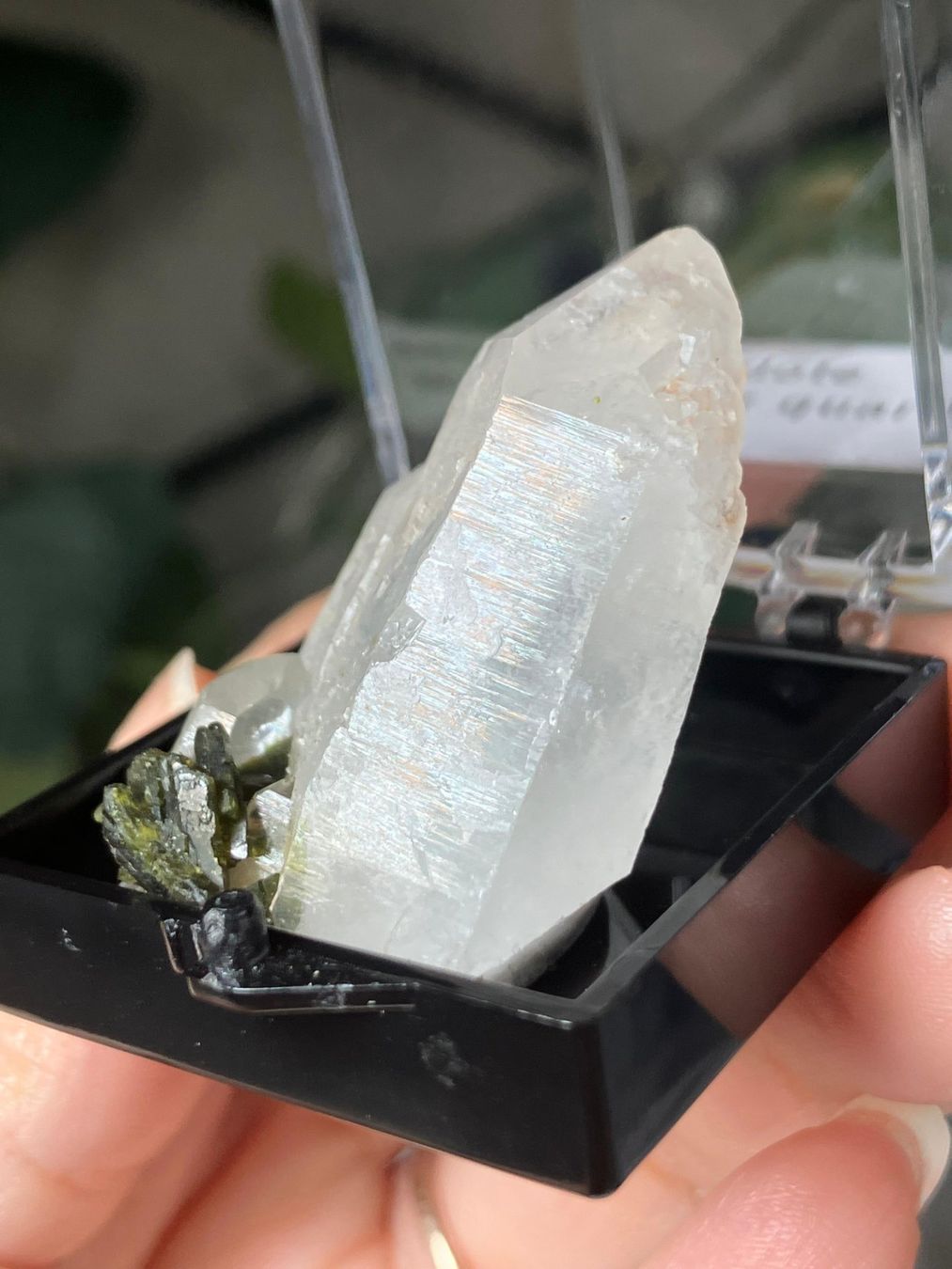 Edelsteine: Epidot auf klarem Quarz – Neu (gemäss Beschreibung) aus Neuheim von m.hald 4