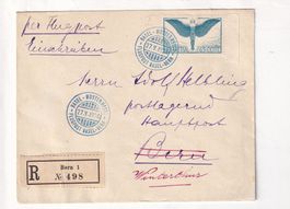 Lp R. Bf Basel-Mustermesse 27.05.19424 -> Bern-> Winterthur
