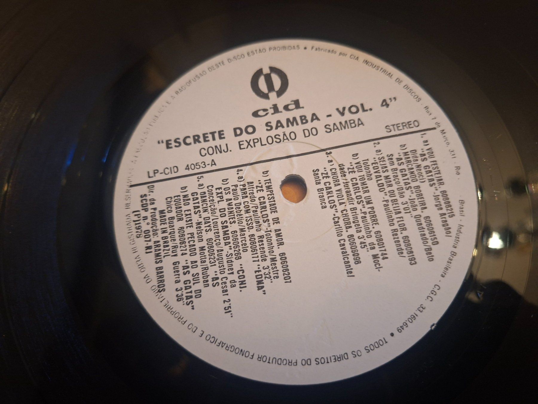Dischi in vinile: Escrete do Samba Vol. 4 – Usato da Bernex venduto da Wannabehasbeen01 2