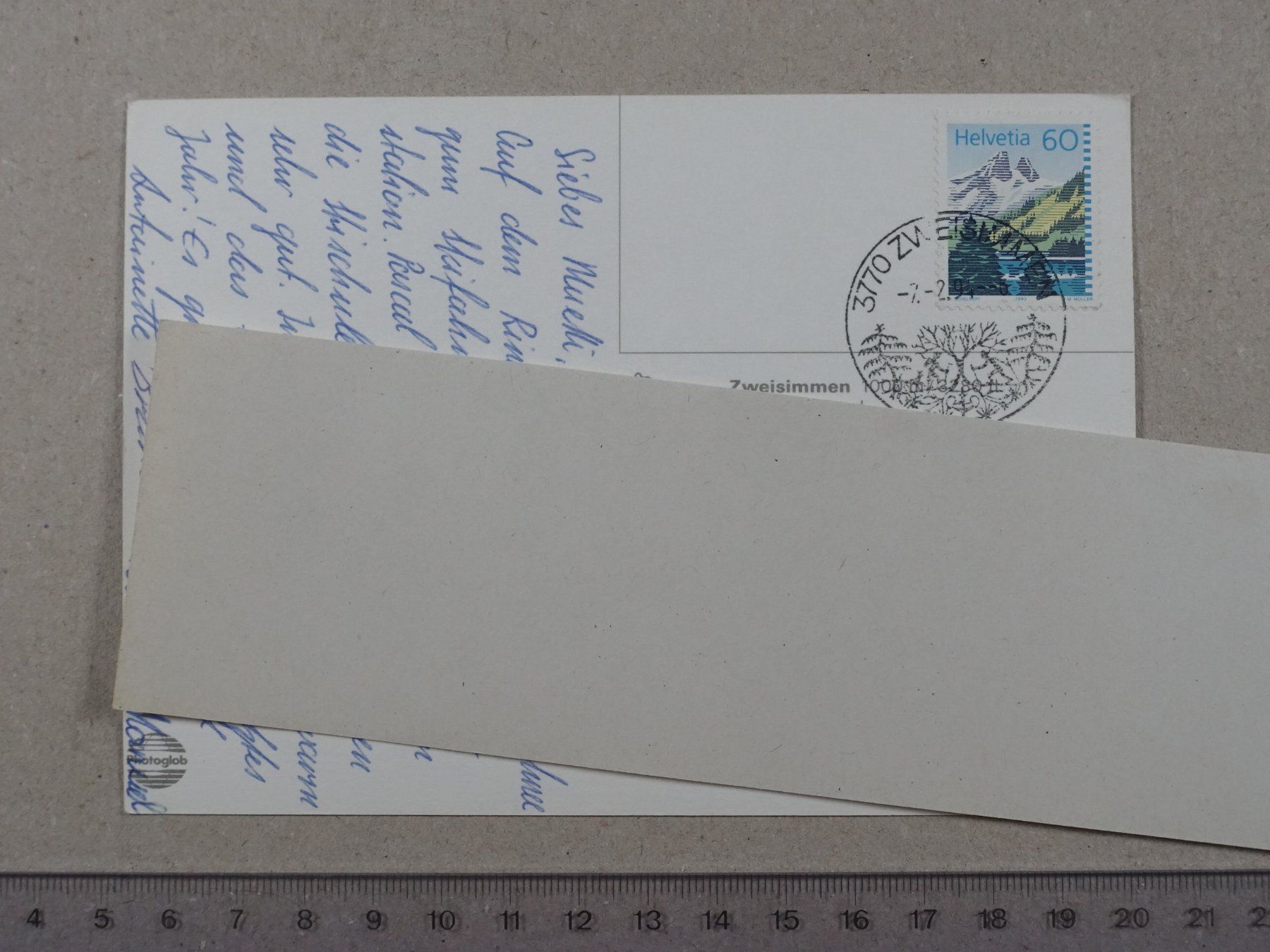 Cartes postales: Zweisimmen, 1994 – D'occasion à Lenzburg par fh1 1