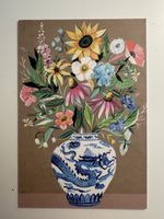 Postkarte aus dem Set „Wildflower Picnic“ von Katie Daisy