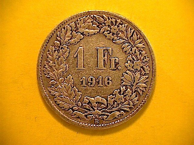 Tutti le monete: 1 Fr. 1916 – Usato da Buchs AG venduto da Ged8