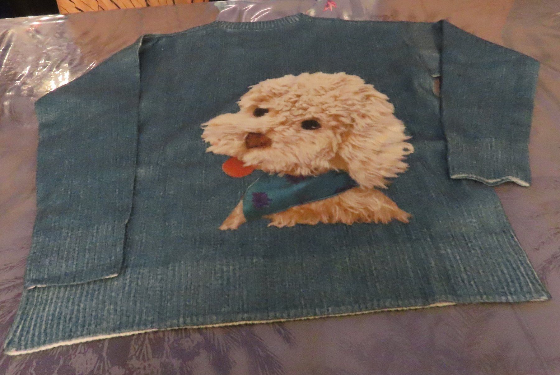 Maglioni & Felpe: Pull hiver chaud avec motif de chien mignon - XL – Nuovo e nell'imballaggio originale da Troistorrents venduto da Marion70 1
