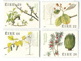 Briefmarken "Bäume". Irland