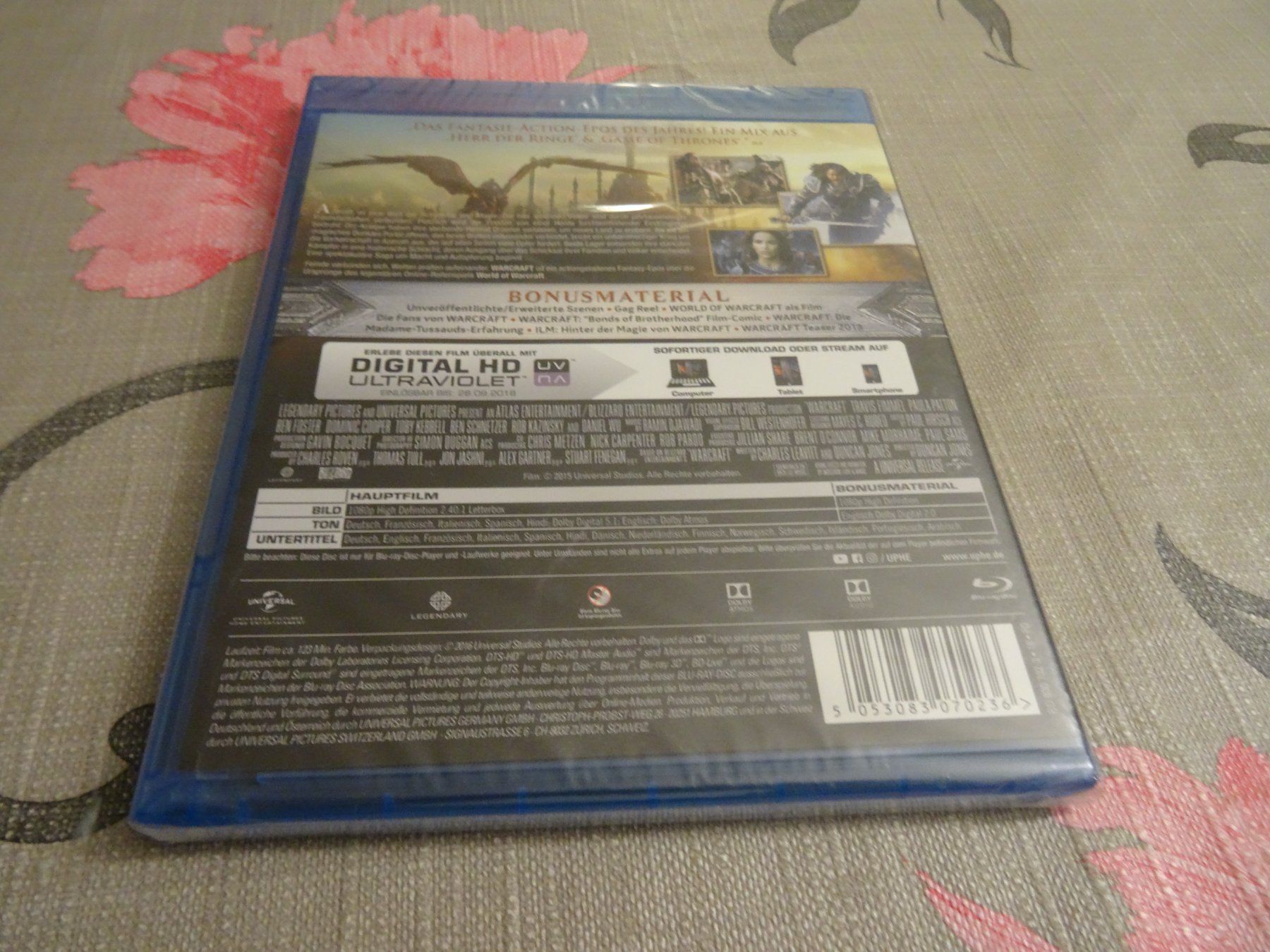 Tutti i DVDs: Warcraft The Beginning Blu-ray, Originalverpackt – Nuovo e nell'imballaggio originale da Olten venduto da Disc-Verkauf 1