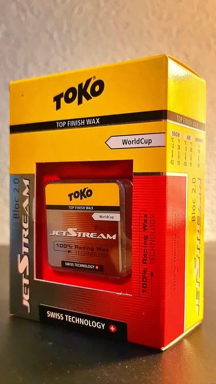 TOKO TOP FINISH WAX JET STREAM Bloc Red