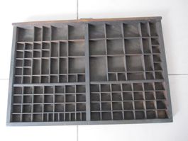 JUD Holz-Setzkasten, Vintage