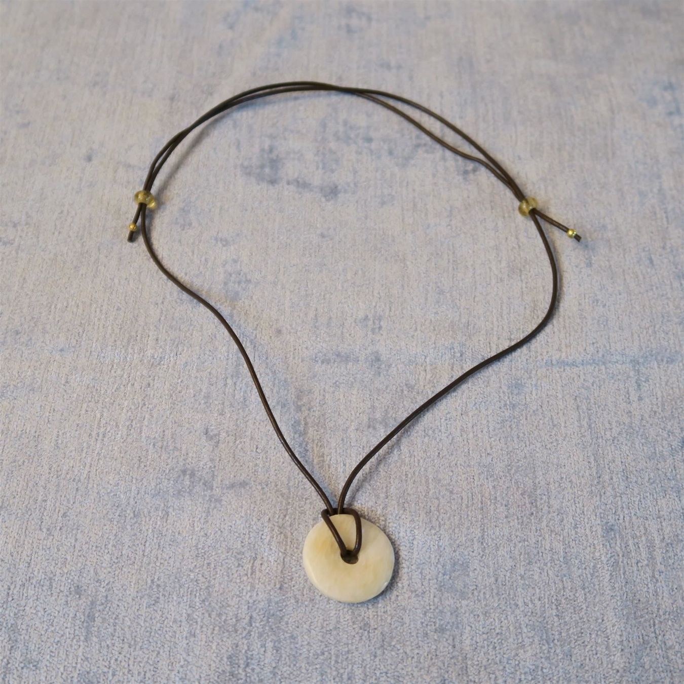 Catenine: Kette mit Anhänger donut Calcit – Nuovo (secondo la descrizione) da Brittnau venduto da marlenestone 3