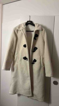 Damen Mantel Teddyfell beige wie neu
