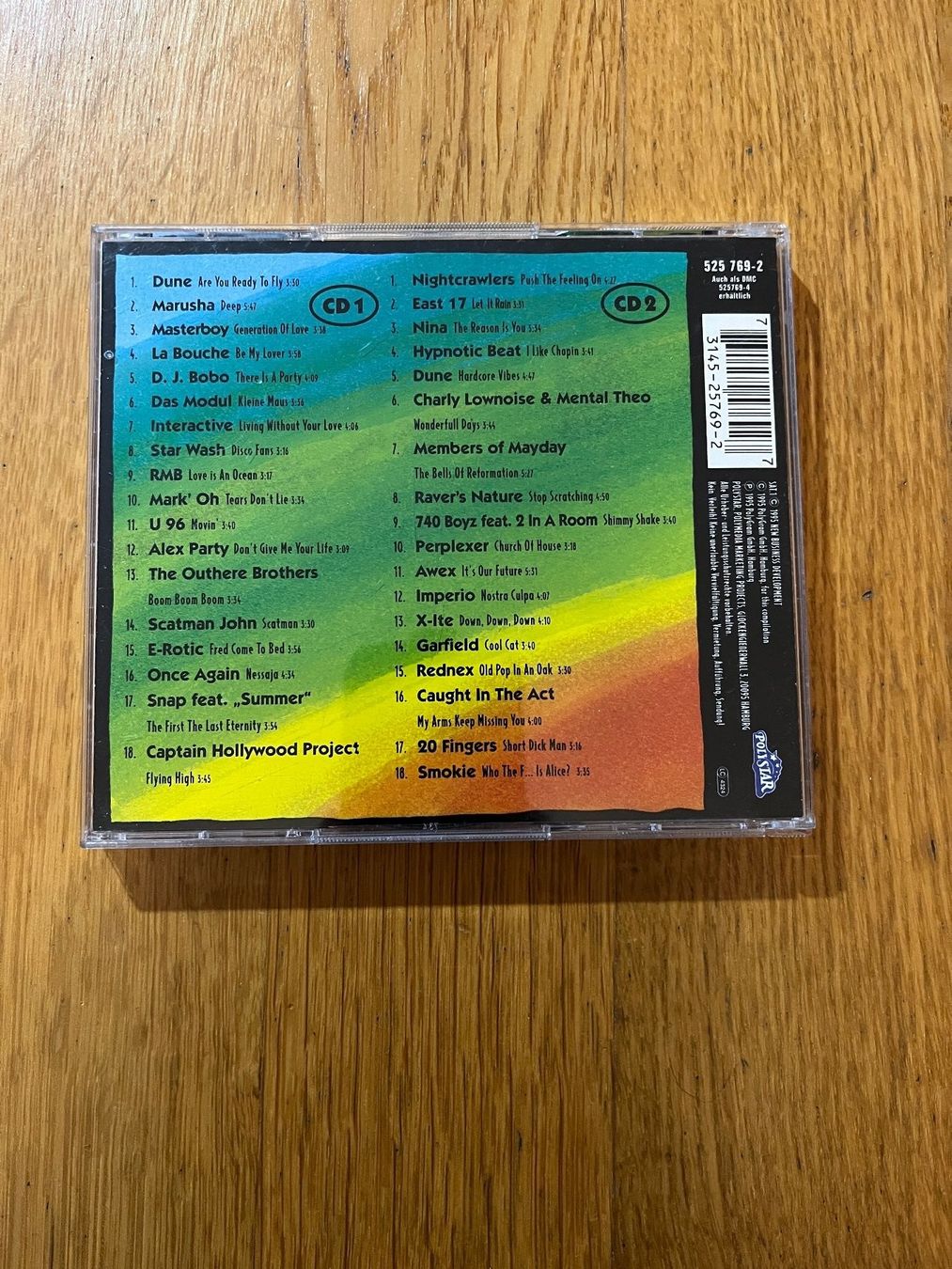 CD: CD - "Mega Hits 95 1/2", 2 CD's – Usato da Grosswangen venduto da Vita500 1