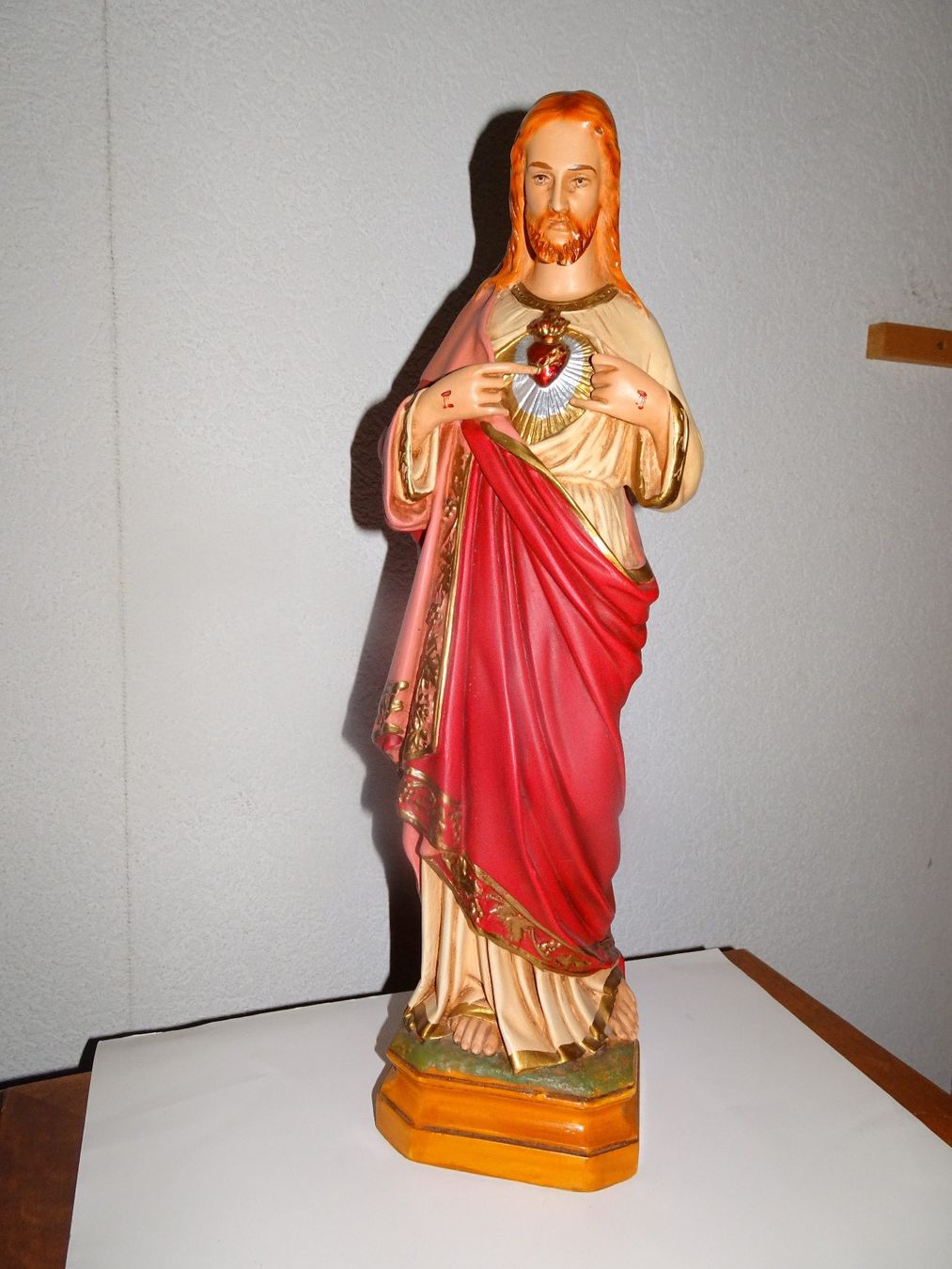 Sculture & Statue: Herz Jesu Skulptur – Usato da Bächli (Hemberg) venduto da hope8 1