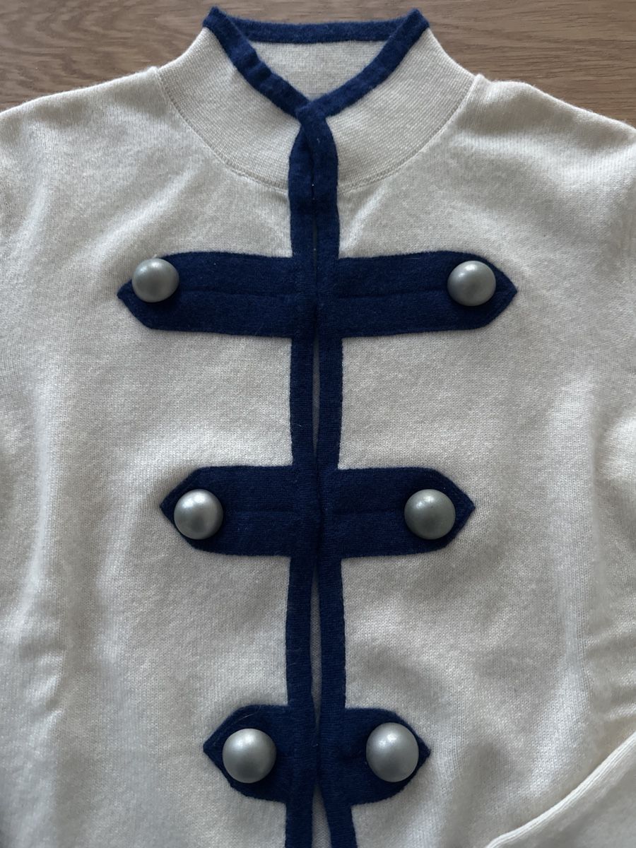 Giacche: Autumn Cashmere Ivory & Navy Jacket - Size S – Nuovo e nell'imballaggio originale da Binningen venduto da can_s2yh 1