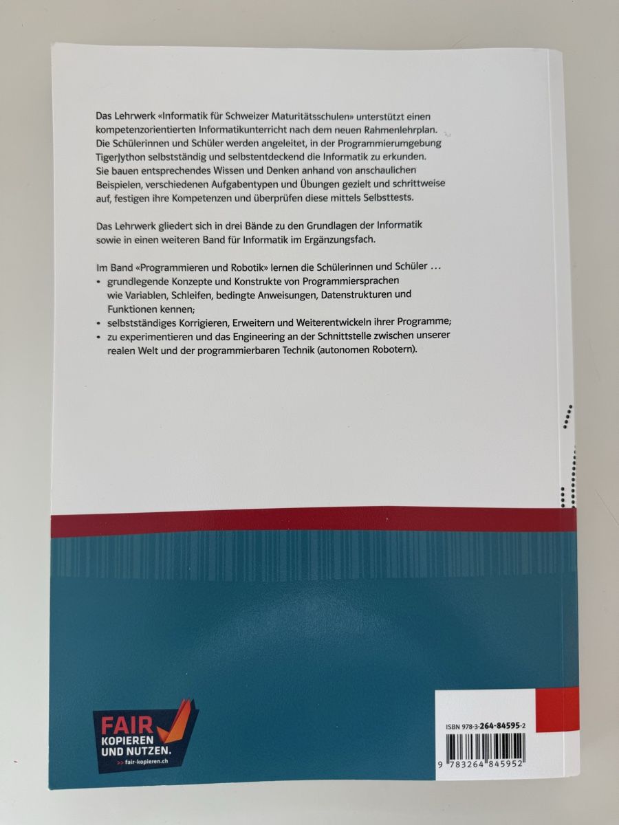 Livres: Informatik Lehrbücher Programmieren und Robotik Klett Balmer – Neuf (Voir description) à Herrliberg par eli_7shd 1