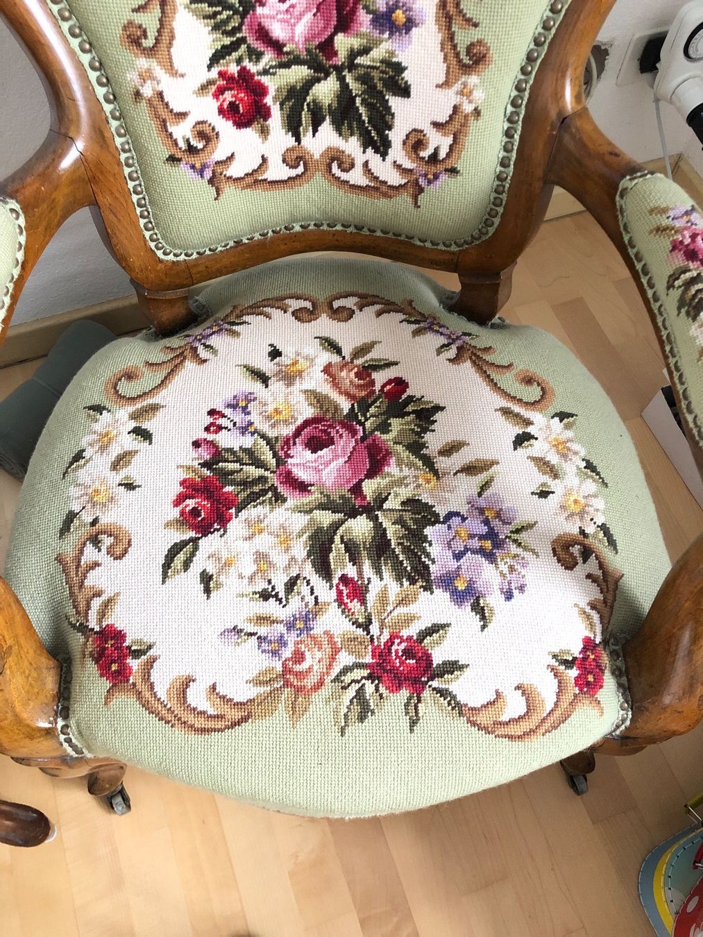 Poltrone: 2 Jugendstil Sessel Vintagemöbel Louis Philipp Stühle Möbel – Usato da Frauenfeld venduto da Babytimmy 4