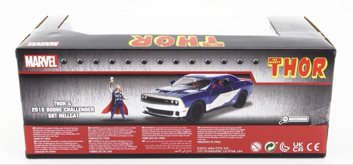 Dodge Modellini d'auto: Thor Dodge Challenger SRT Hellcat 2015 - Sammlerstück! – Nuovo e nell'imballaggio originale da Basel venduto da Zomeg 1