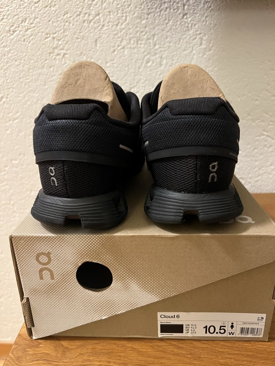 On Chaussures hommes: ON Cloud 6 Schuhe Schwarz Grösse 42.5 – Neuf (Voir description) à Chur par ZATO 5