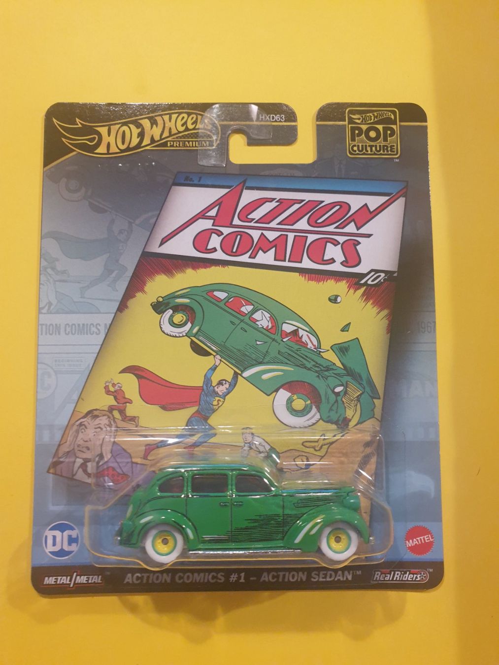 Hot Wheels Modellini d'auto: Hot Wheels ACTION COMICS #1 - ACTION SEDAN – Nuovo e nell'imballaggio originale da Oftringen venduto da Rotor