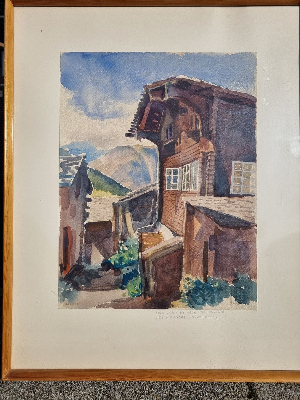 Dipinti: Aquarell Philippus Jacob 'Flip' Hamers – Usato da Bonstetten venduto da PixelFox