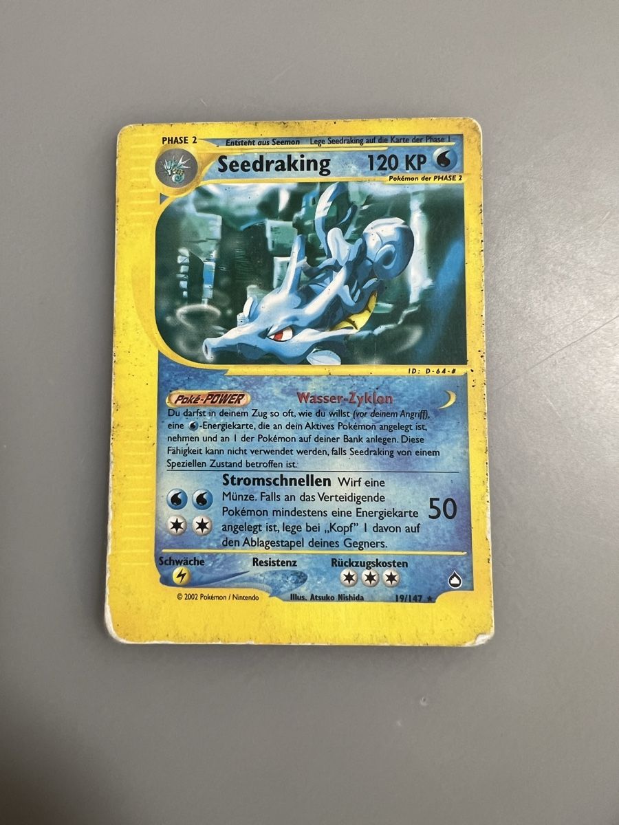 Pokémon Cartes à collectionner: Seedraking – D'occasion à Muttenz par Michugee97