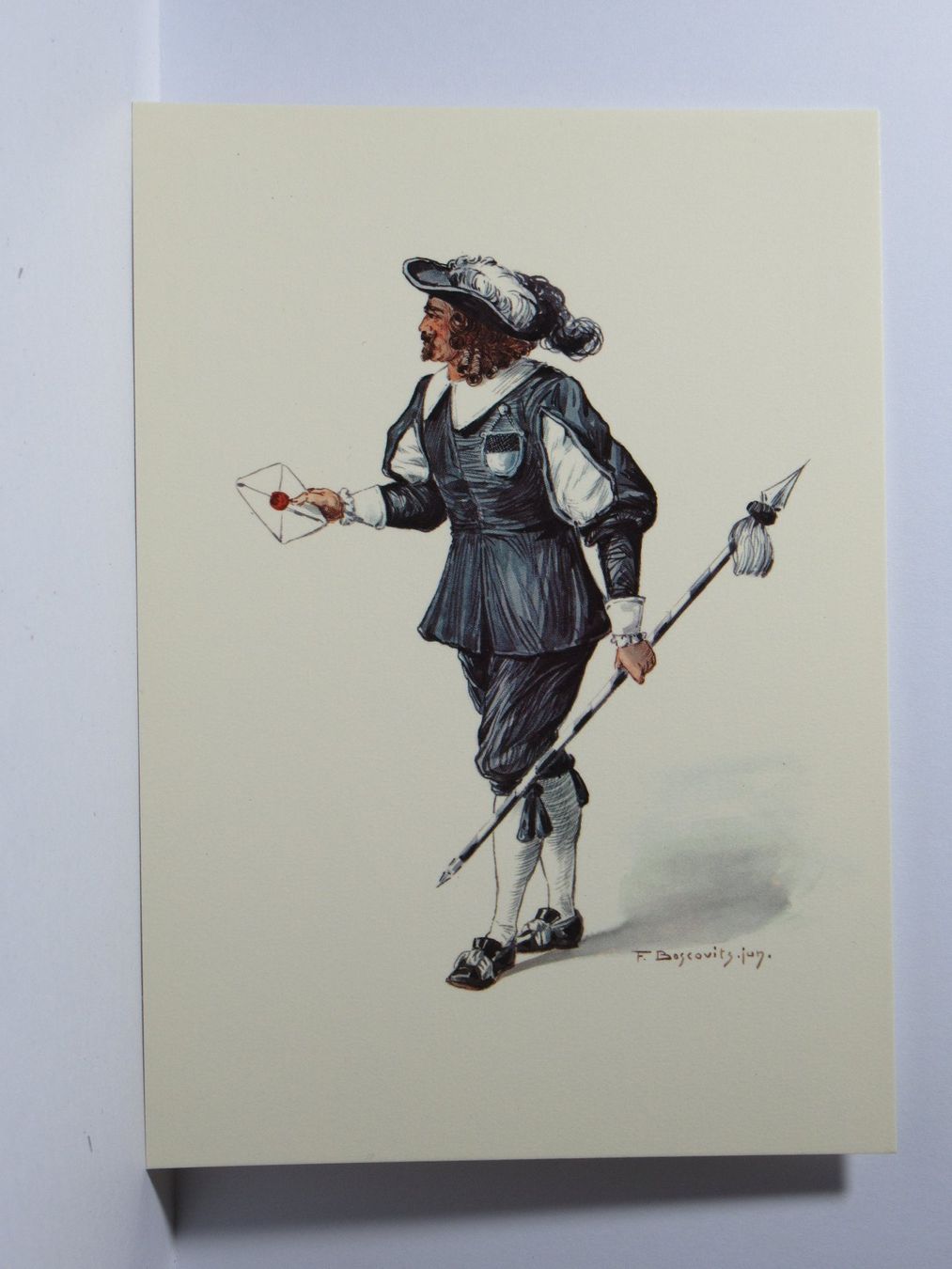 Cartoline postali: Freiburg , Läufer im 17 Jahrhundert – Nuovo (secondo la descrizione) da Grenchen venduto da Bluemchen1900
