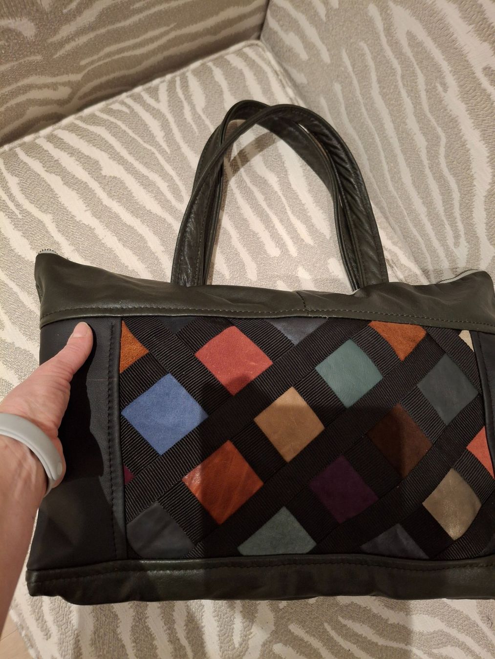 Borse da donna: Edle Handtasche, Echtleder, Top Zustand, – Nuovo (secondo la descrizione) da Bellikon venduto da MellonCollieMitTwint 3