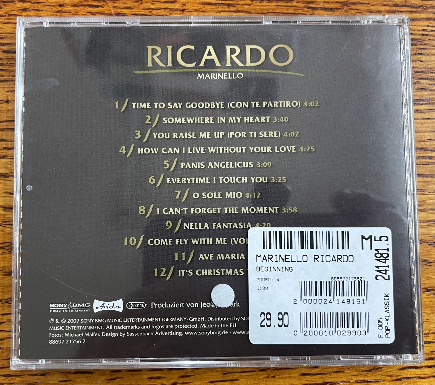 CD: The Beginning von Ricardo Marinello CD – Usato da Oftringen venduto da Vucki 1