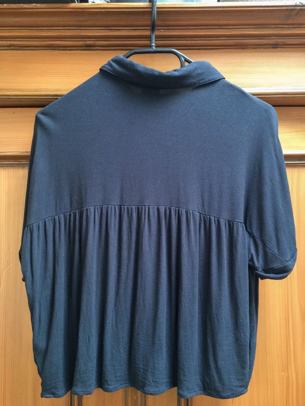 Manor Camicette: Bluse schwarz Kurzarm / Manor Grösse 38 – Usato da Zofingen venduto da angito 1