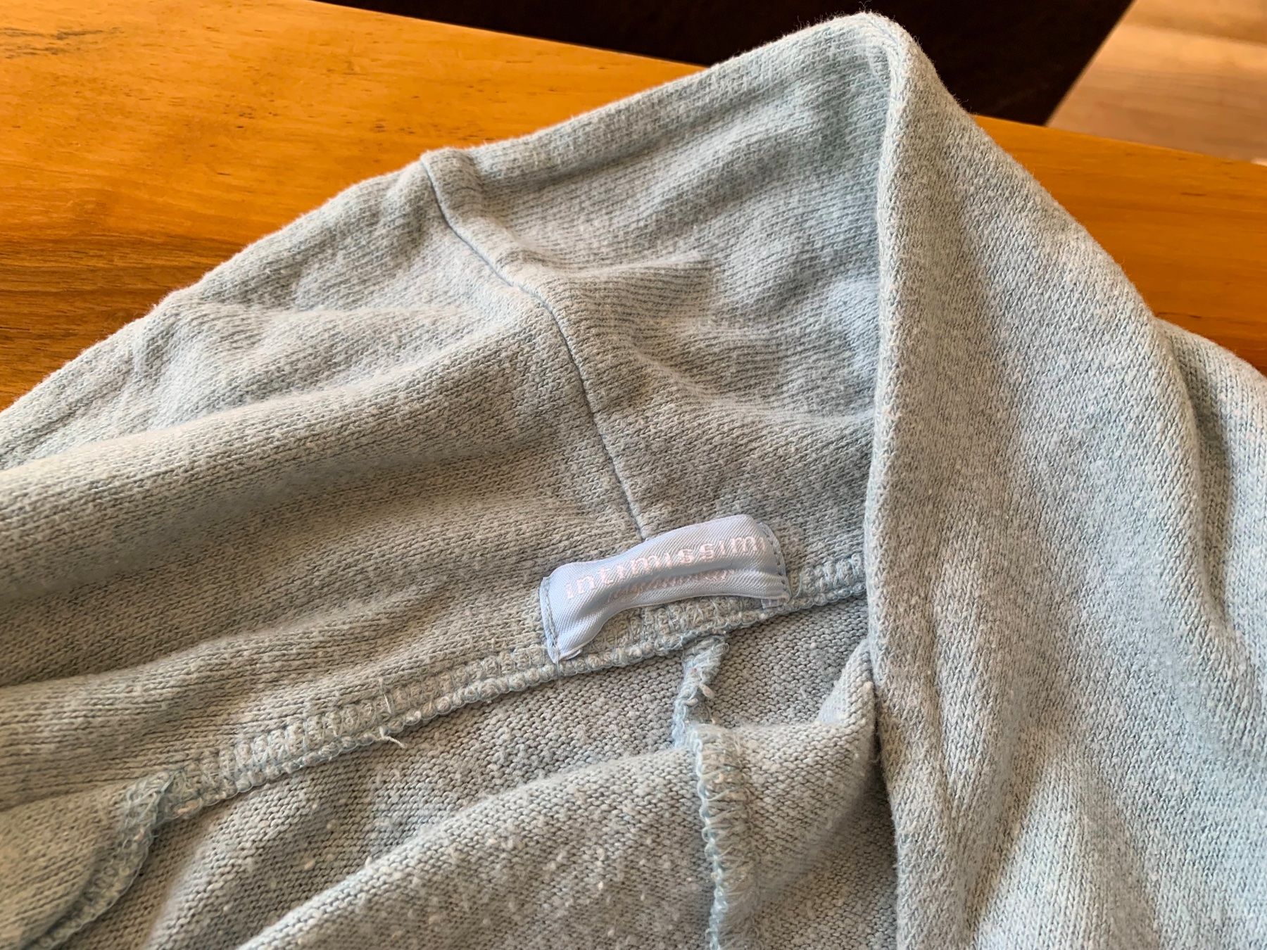 Cappotti: Intissimi langer hellblauer Strickmantel / Strickjacke Gr. S – Usato da Meiringen venduto da tonicandgin 3