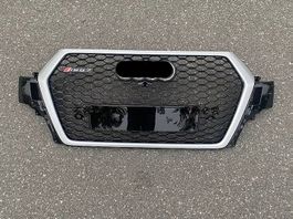 Wabenkühlergrill schwarz Audi Q7 4M