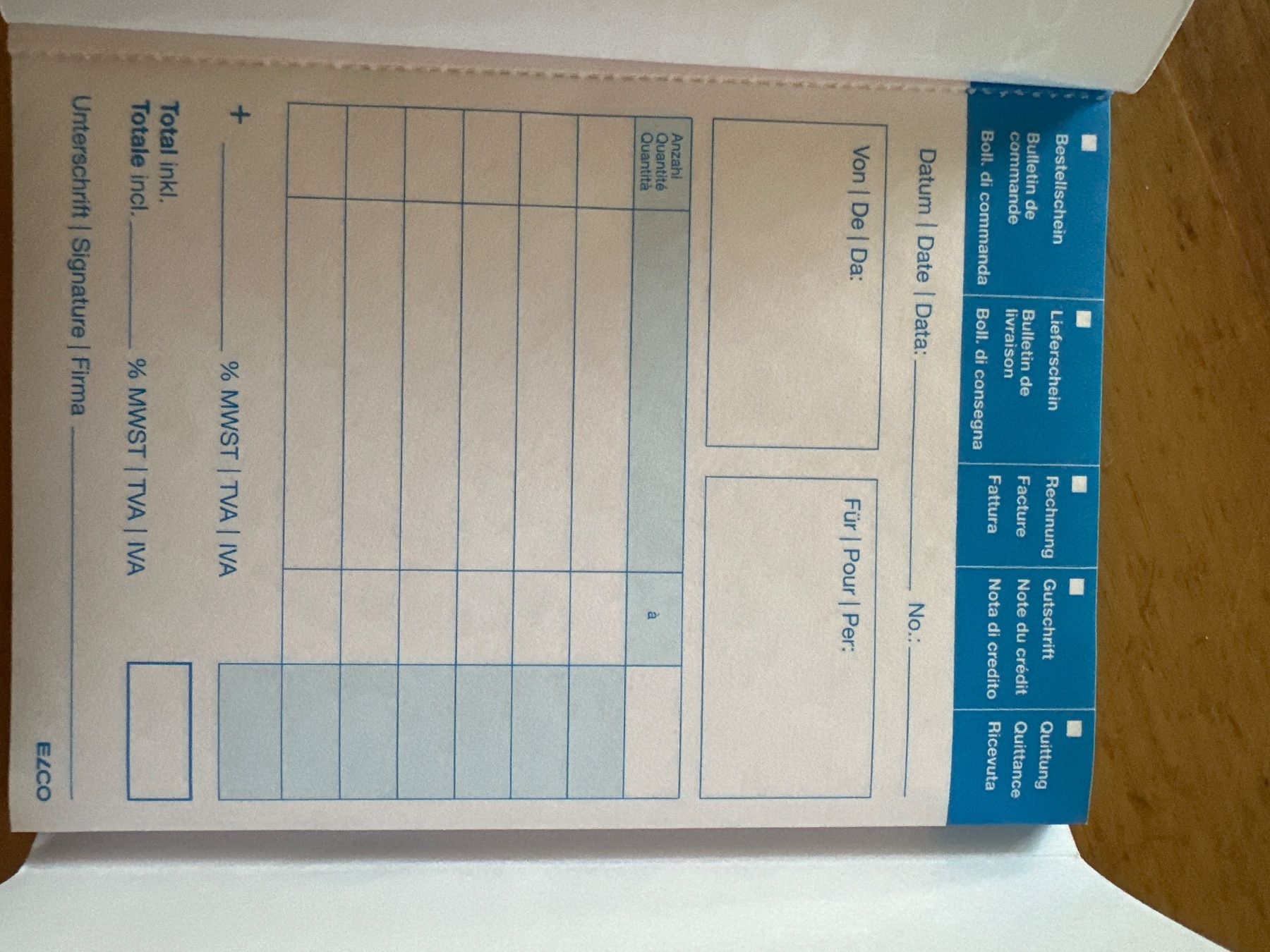 Libri: ELCO Office Multi Bestellscheine – Usato da Bonstetten venduto da Neptun2013 1