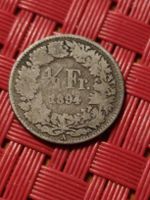 50rappen silber uralt 1894