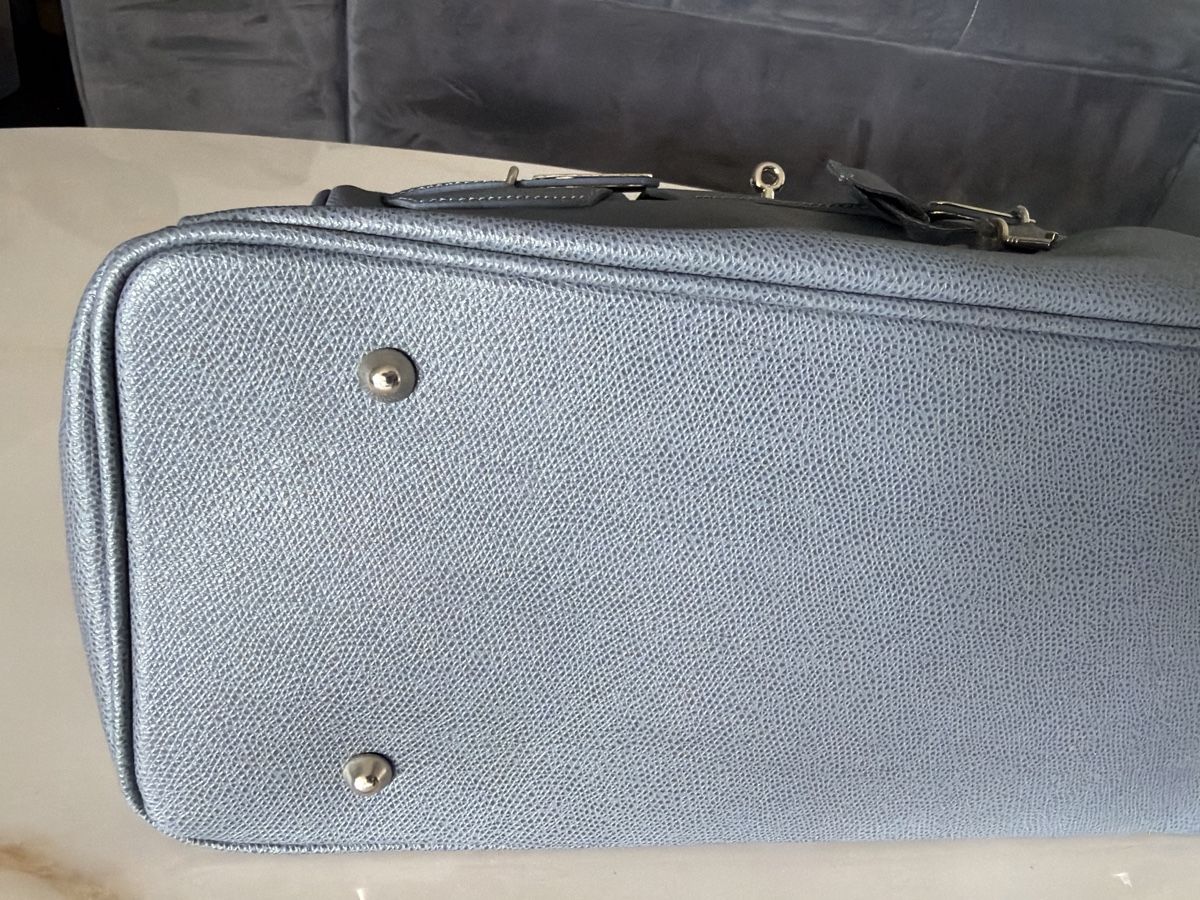 Borse da donna: Handtasche kelly grau blau – Nuovo (secondo la descrizione) da Däniken SO venduto da NBdesign 1