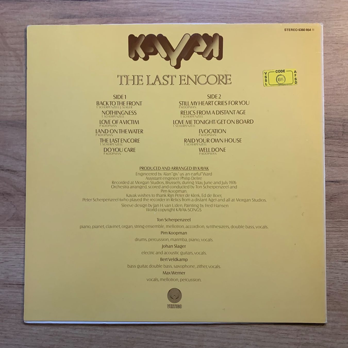 Dischi in vinile: KAYAK - THE LAST ENCORE...OG NL 1976...EX/VG+ – Usato da Gals venduto da Diskopatshop 1