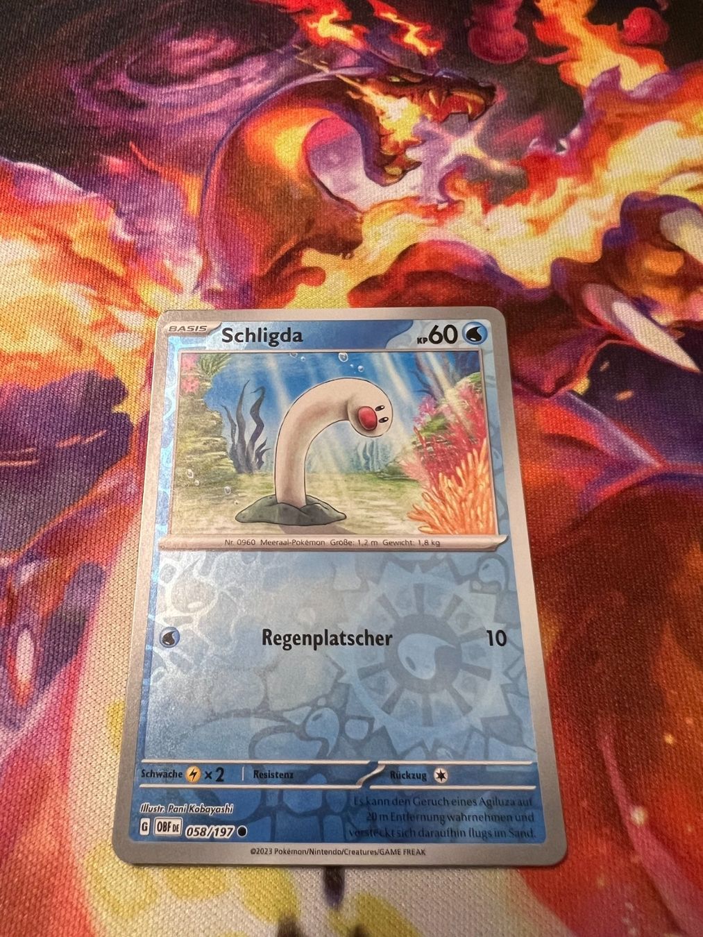 Pokémon Carte collezionabili: Schligda (OBF 058) / Reverse Holo / Obsidianflammen – Nuovo (secondo la descrizione) da Bülach venduto da CherryBlu