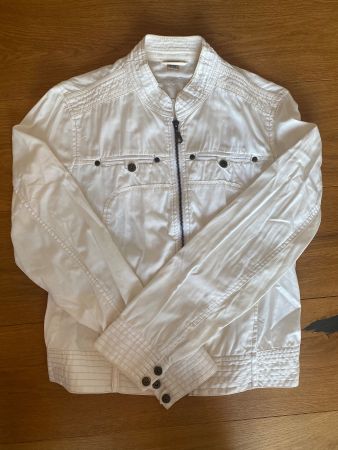 AJC weisse Jeansjacke Gr. 36 (vintage)