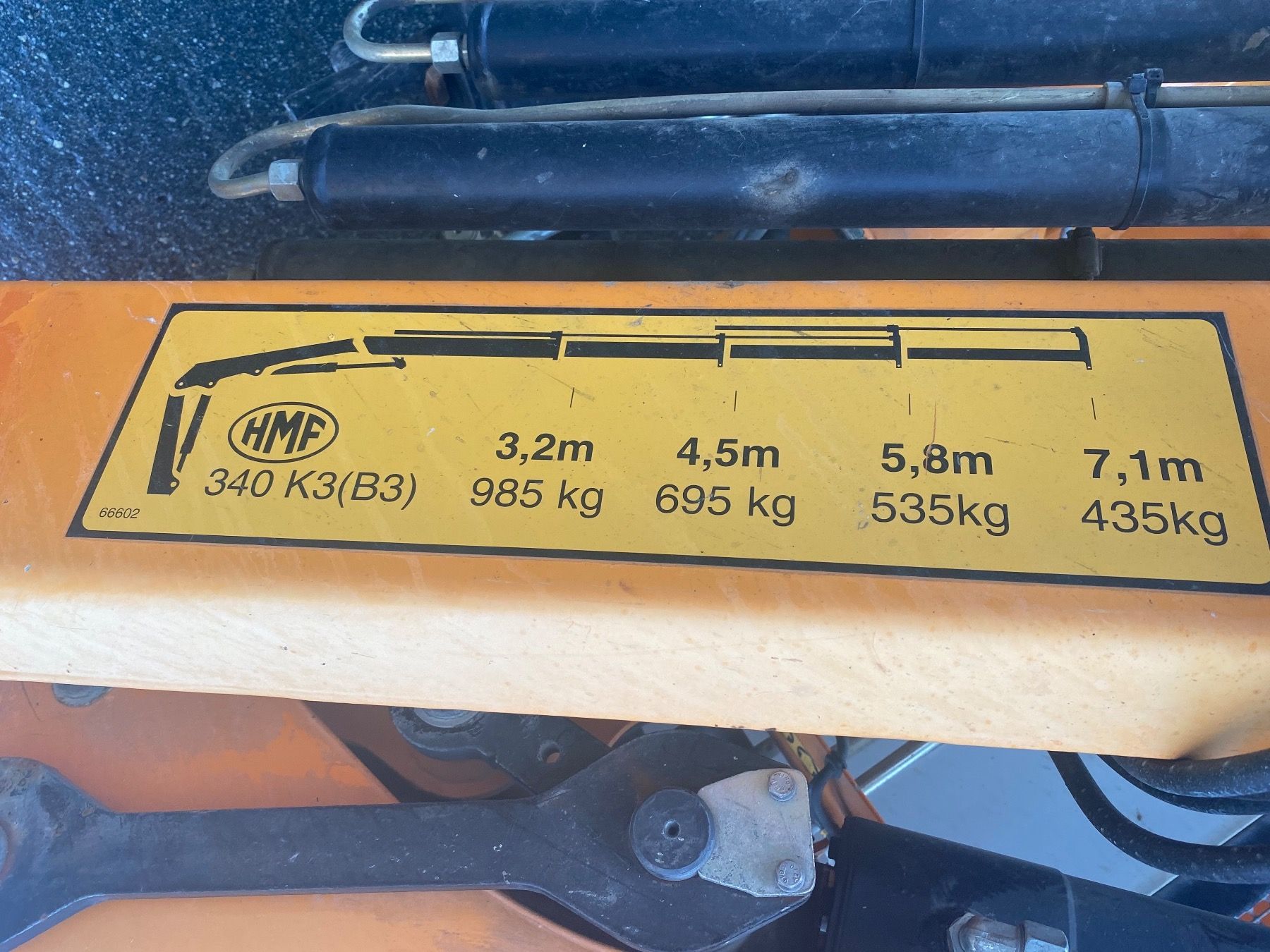 Gru: Kran HMF Handy 340 – Usato da Oberwald venduto da 7408 1