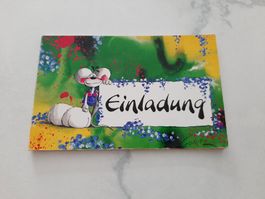 Diddl Einladungskarten Set neu