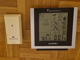 Wetterstation mit Funkuhr und Aussensensor Batteriebetrieben