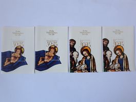 4 Weihnachtsmarken Deutsche Bundespost/postfrisch