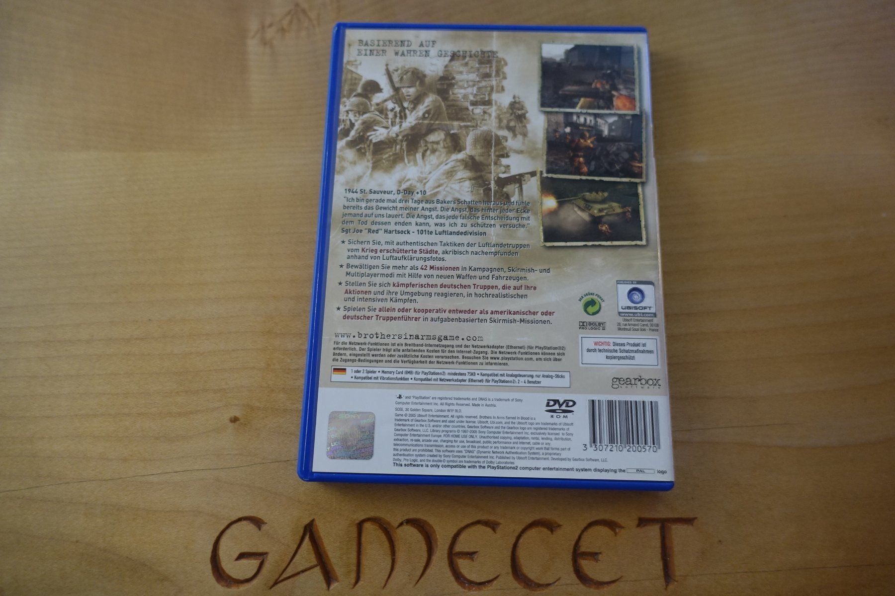 Sony Jeux: Brothers in Arms: Earned in Blood – D'occasion à Steinach par Gamecet 2